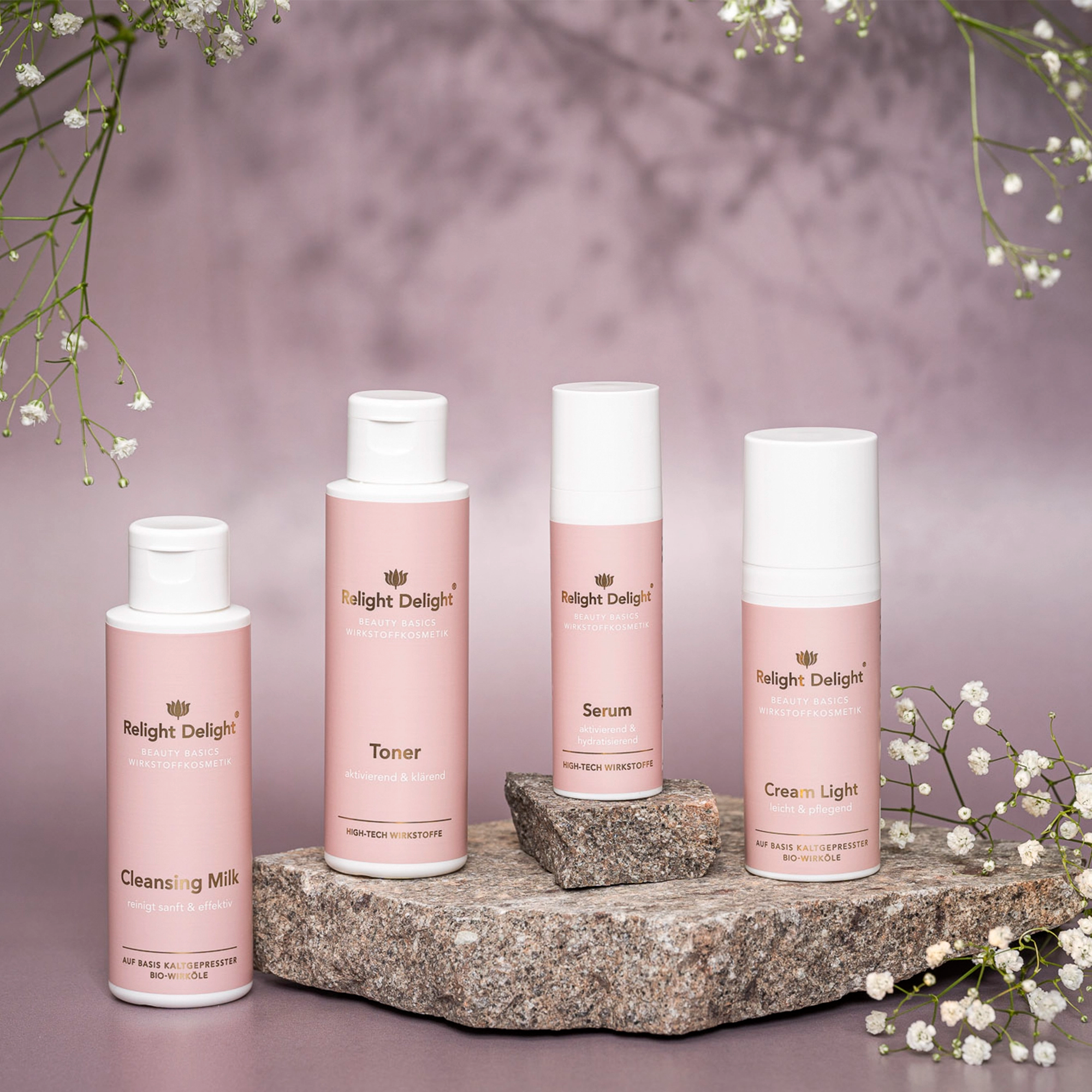 Beauty Basics - Lekki zestaw do pielęgnacji twarzy - częściowo nieperfumowany