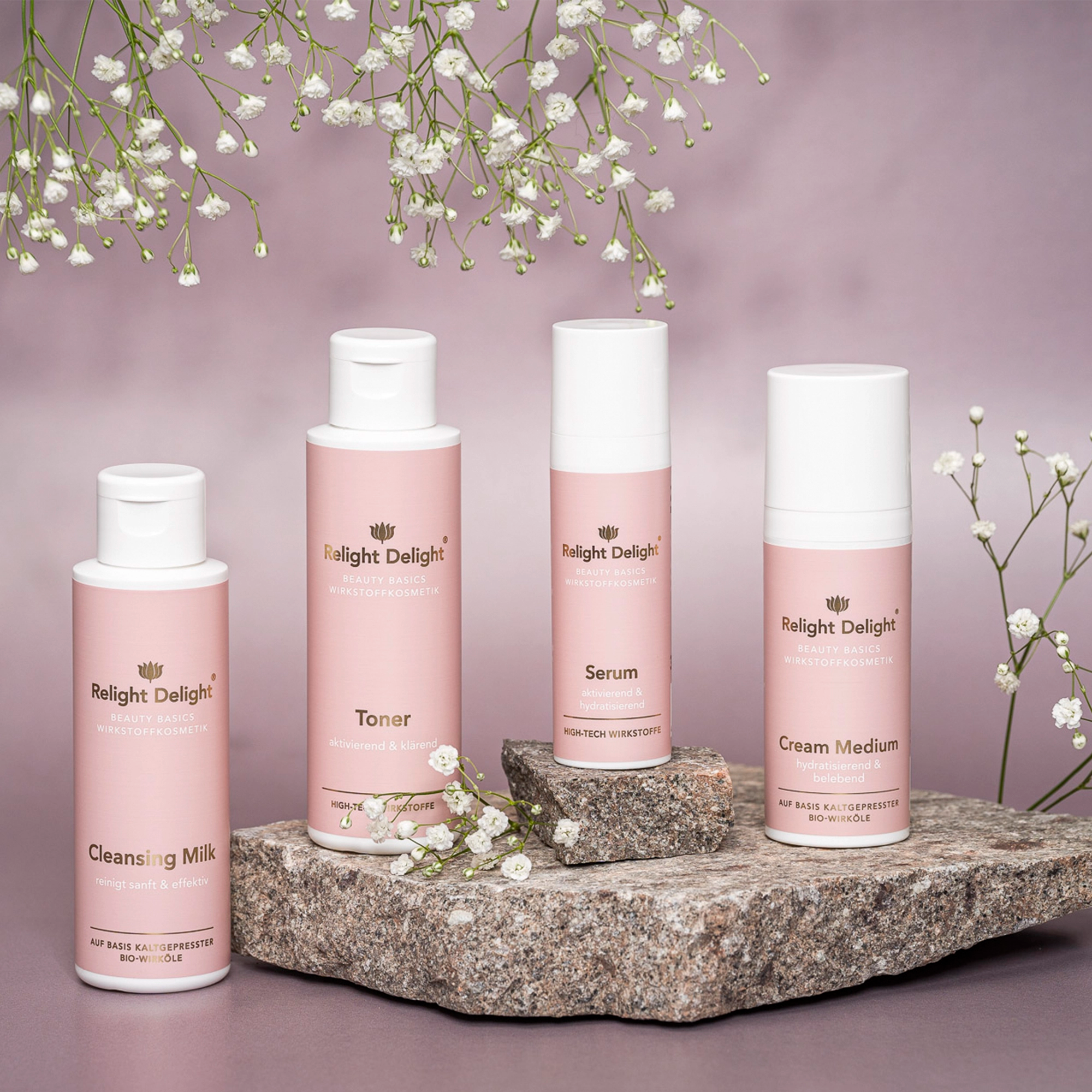 Beauty Basics - Średni zestaw do pielęgnacji twarzy - częściowo nieperfumowany