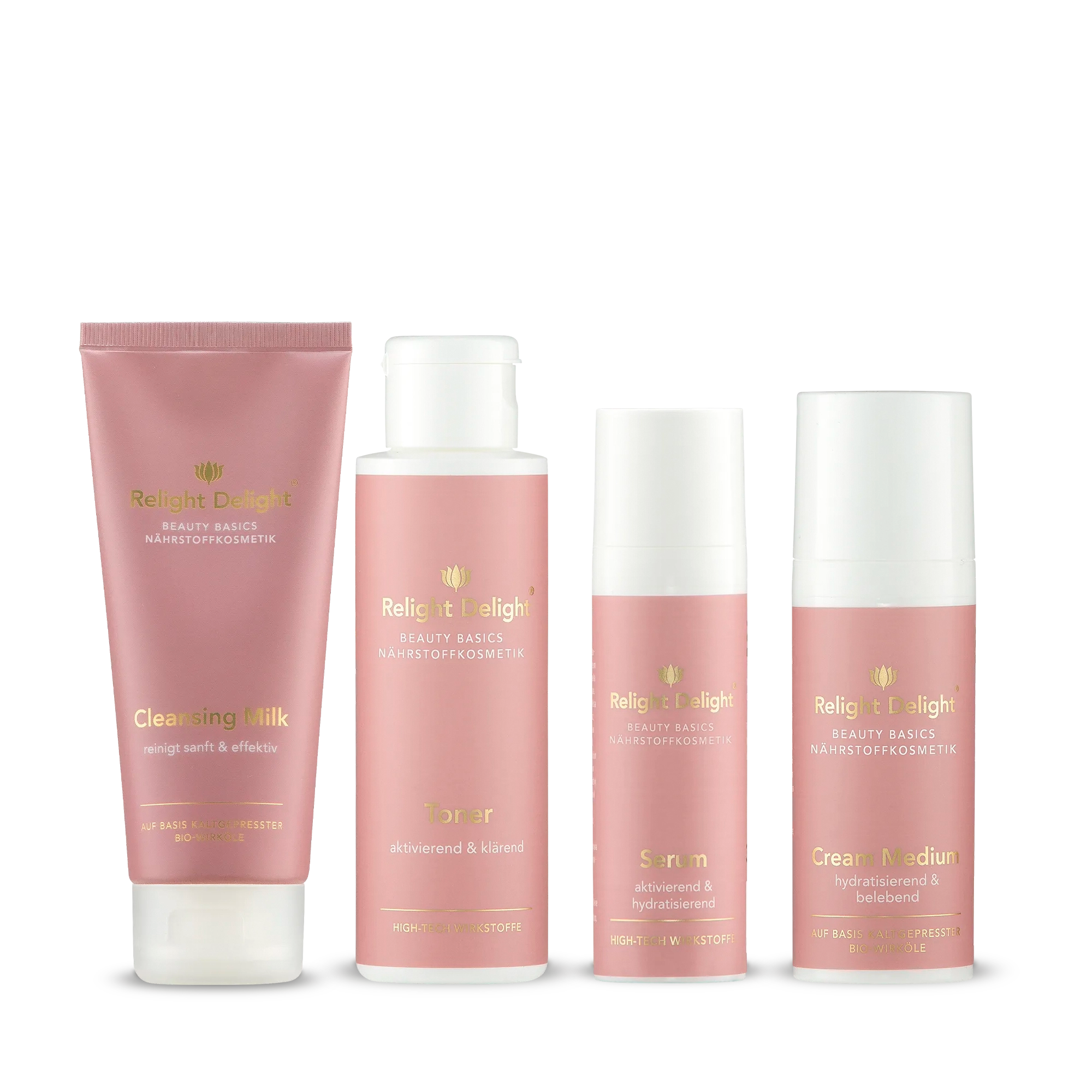 Beauty Basics - Średni zestaw do pielęgnacji twarzy - częściowo nieperfumowany