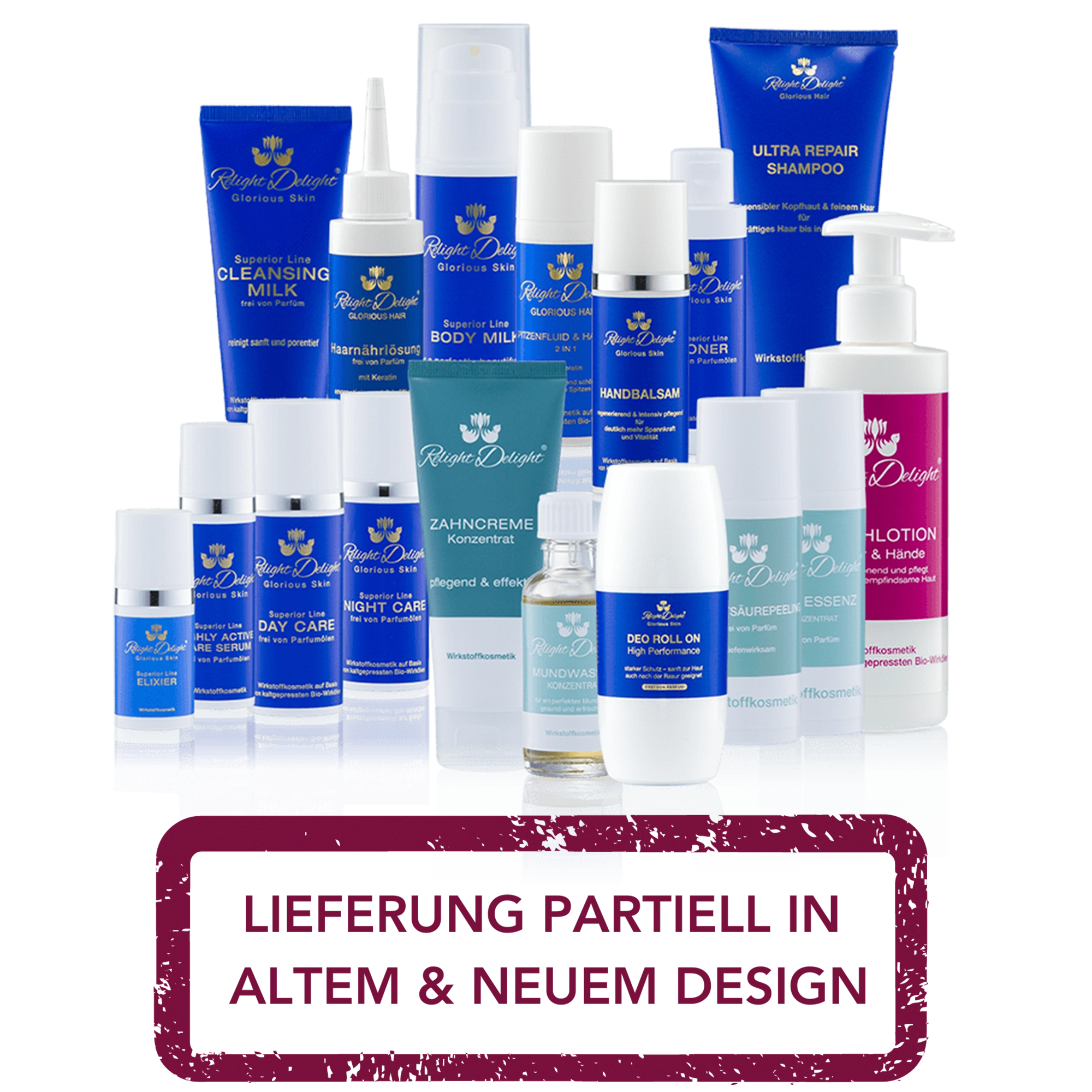 Luksusowy zestaw pielęgnacyjny - częściowo nieperfumowany