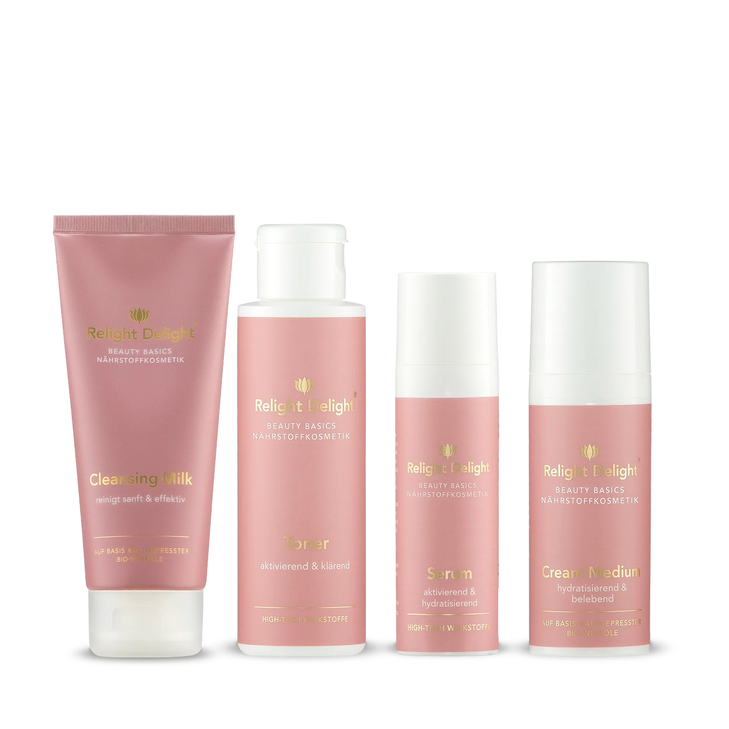 Beauty Basics - Średni zestaw do pielęgnacji twarzy - częściowo nieperfumowany