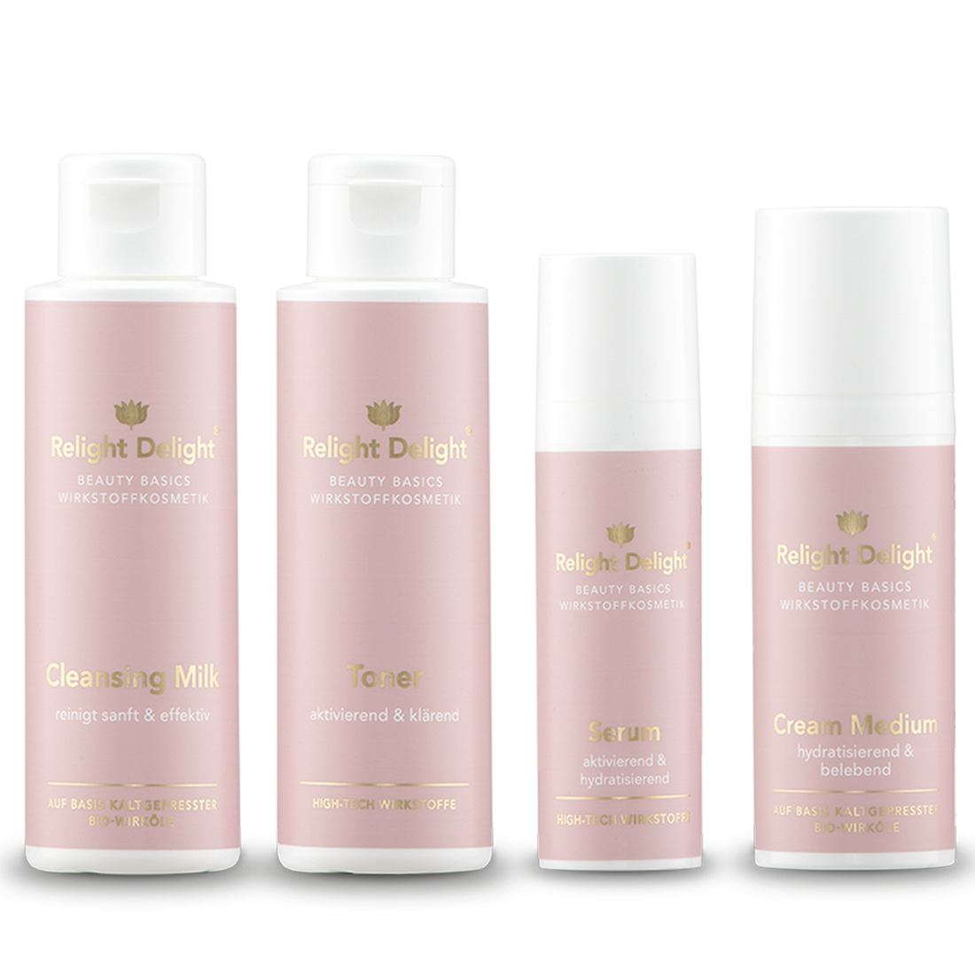Beauty Basics - Średni zestaw do pielęgnacji twarzy - częściowo nieperfumowany