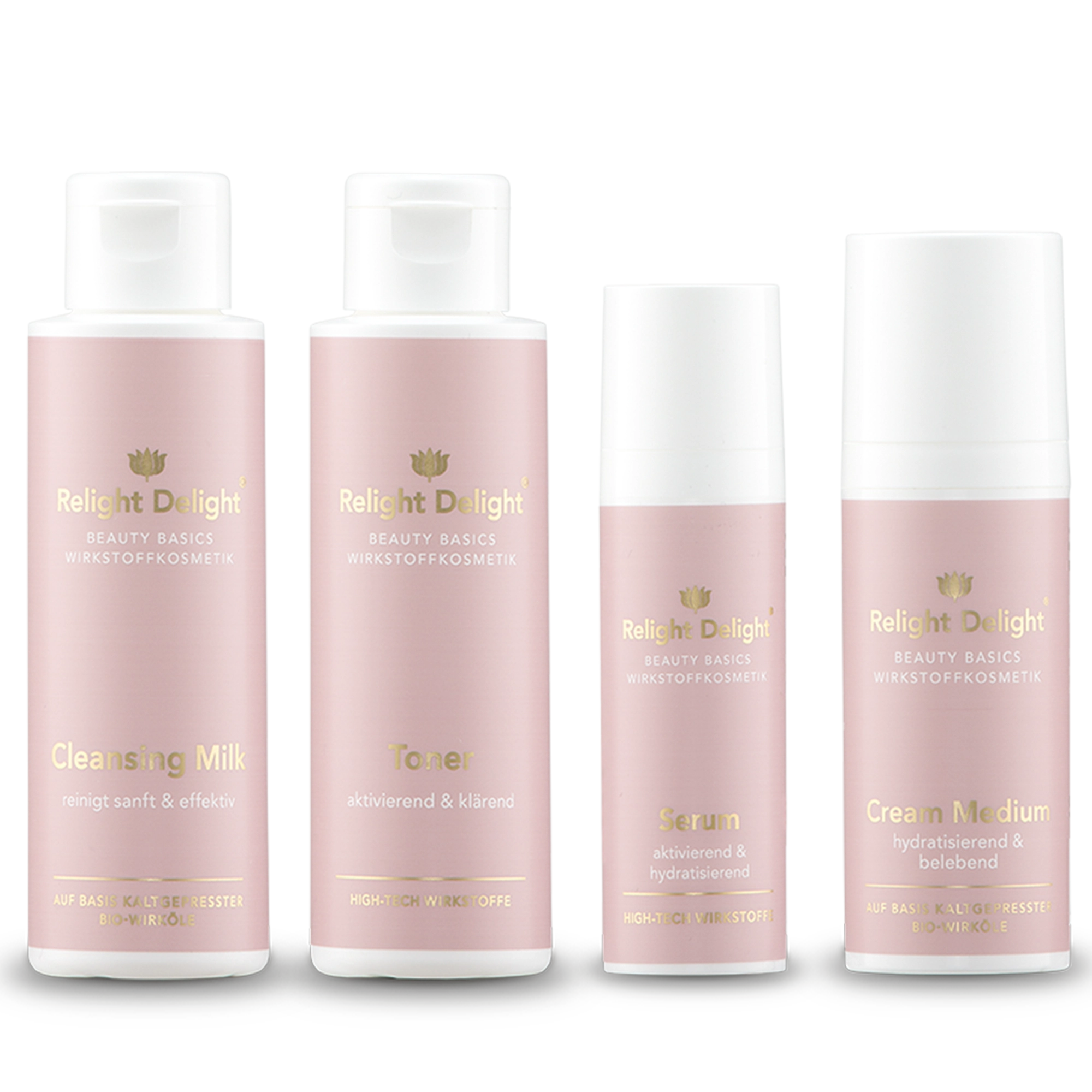 Beauty Basics - Średni zestaw do pielęgnacji twarzy - częściowo nieperfumowany