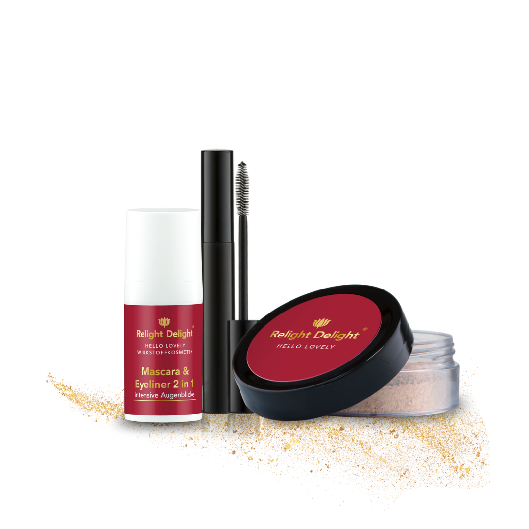 Świąteczny Zestaw Glamour: Mascara i Puder Mineralny!