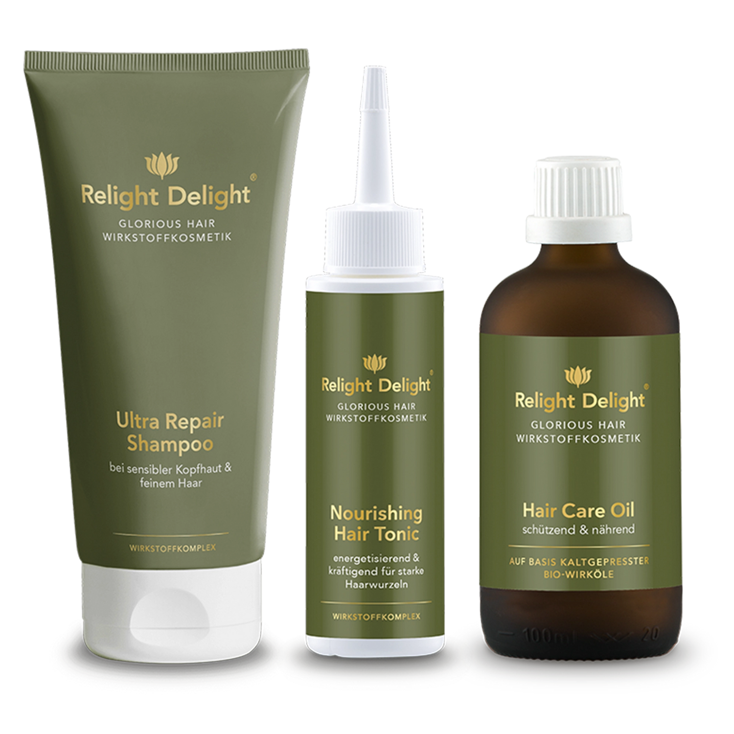 Glorious Hair - Zestaw do pielęgnacji włosów - Siła Keratyny - nieperfumowany