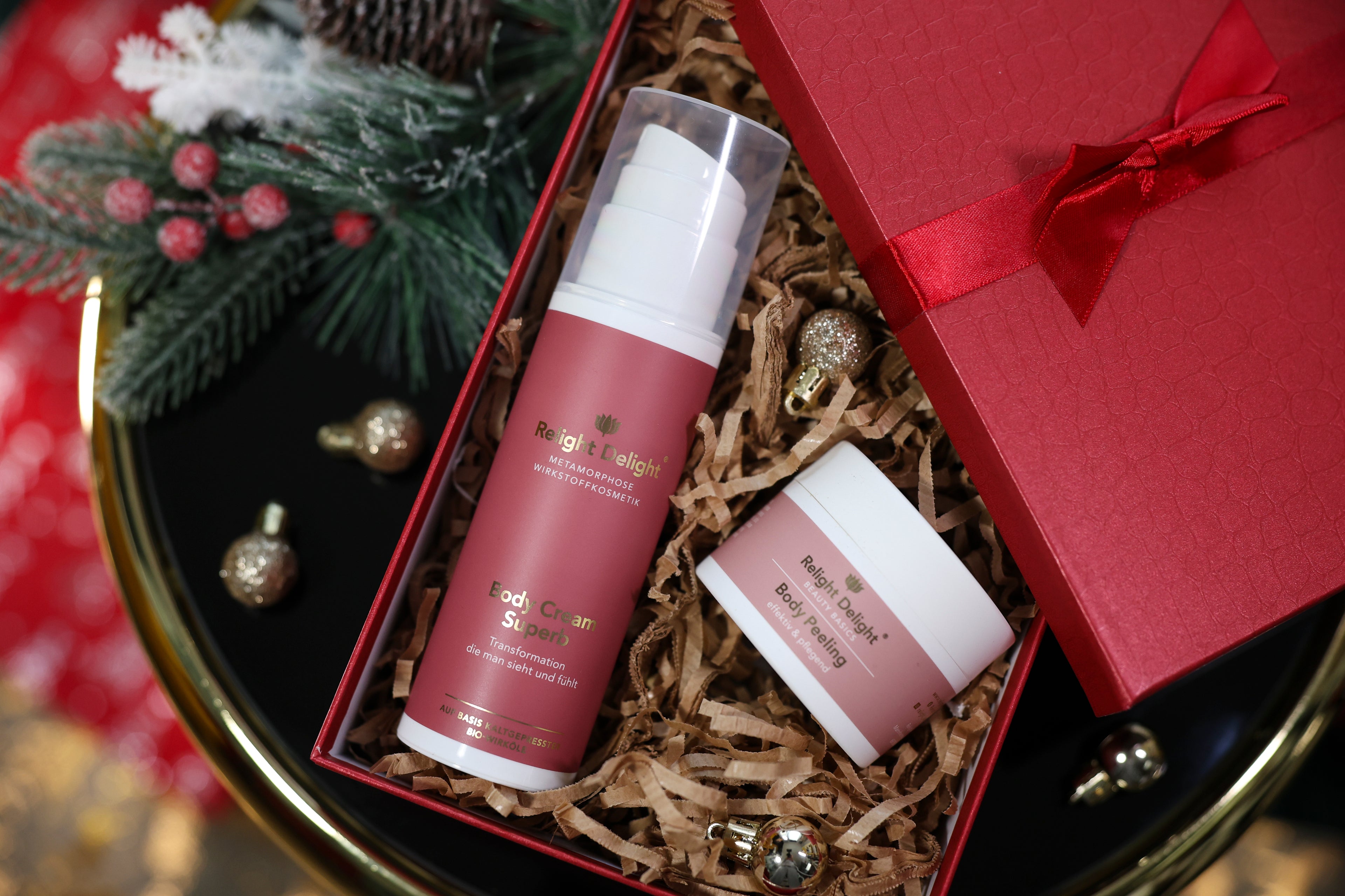Świąteczny Duet Metamorphose: Królewski Krem i Peeling do Ciała